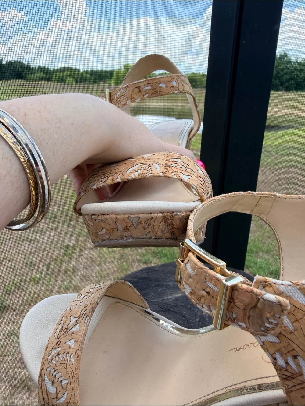 Jessica’ Simpson women’s wedge sandals Size 10M